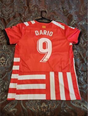 Girona 2022/2023 Dario Spain Home Soccer Jersey Size M